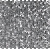 Плитка LAntic Colonial Mosaics Gravity Aluminium 3D Hexagon Metal 30.7x30.1 см, поверхность полированная