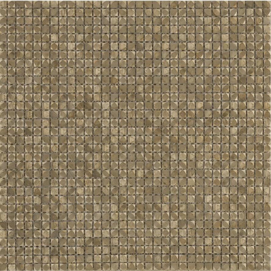 LAntic Colonial Mosaics Gravity Aluminium Cubic Gold 30.5x30.5