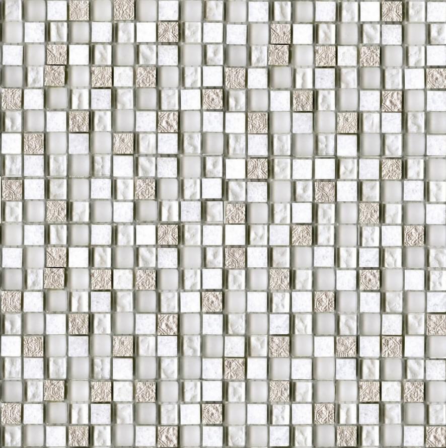LAntic Colonial Mosaics Imperia Mix Silver White 29.8x29.8