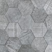 Плитка LAntic Colonial Natural Stone Amsterdam Grey Hexagon 19x19 см, поверхность матовая