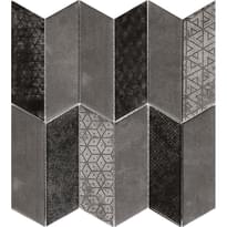 Плитка LAntic Colonial Rhomboid Mosaics Black 29.8x29.8 см, поверхность микс