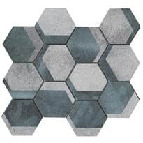 Плитка LAntic Colonial Universe Mosaics Hexagon Green 26.7x23 см, поверхность полированная