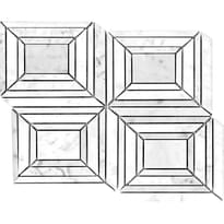Плитка LAntic Colonial Virtual Mosaics Square White 30.8x25 см, поверхность матовая
