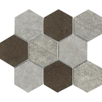 Плитка LAntic Colonial World Mosaics Hexagon Texture Brown 29.9x25.9 см, поверхность матовая