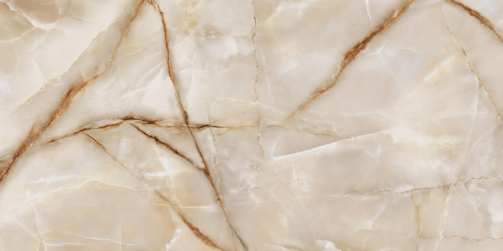 Плитка LCM Porcelain Onyx Royal Latte Распродажа 60x120 см, поверхность полированная
