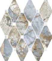 Плитка La Fabbrica Ava Gemstone Octagone Ocean Lap 30x28 см, поверхность полированная