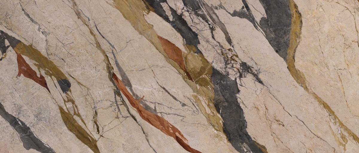 Плитка La Fabbrica Ava Marmi Siciliani Breccia Sicilia Nat Ret 120x280 см, поверхность полированная