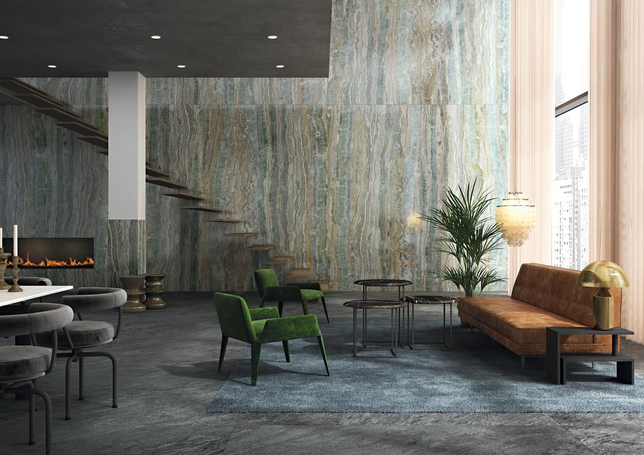 керамогранит фабрики La Fabbrica Ava коллекция Preziosi Onice Smeraldo