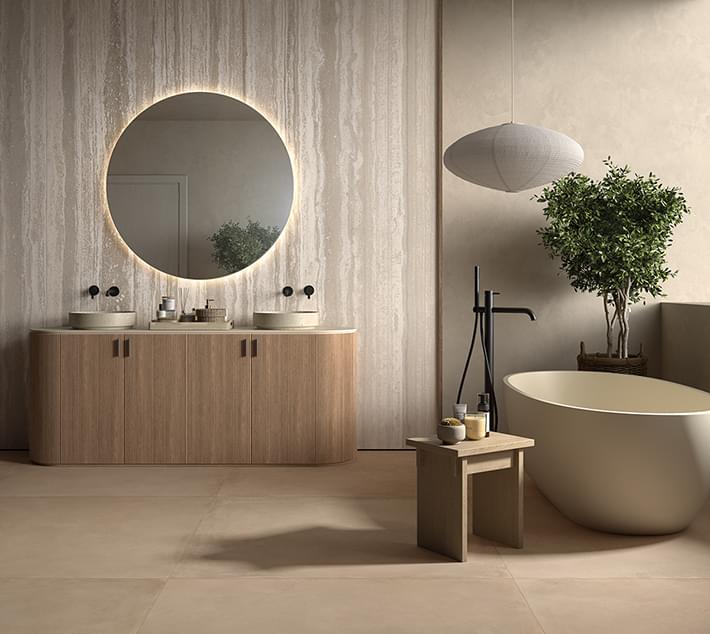 керамогранит фабрики La Faenza коллекция Travertino