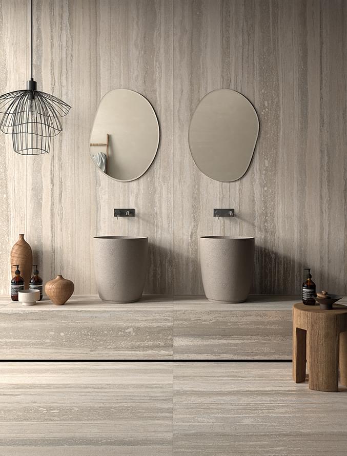 керамогранит фабрики La Faenza коллекция Travertino