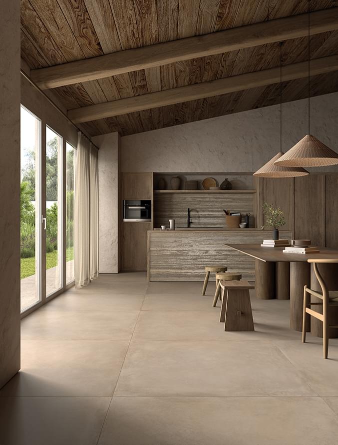 керамогранит фабрики La Faenza коллекция Travertino