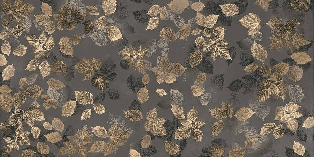 Плитка La Fenice Natural Resine Decoro Foglie Caffe 60x120 см, поверхность матовая