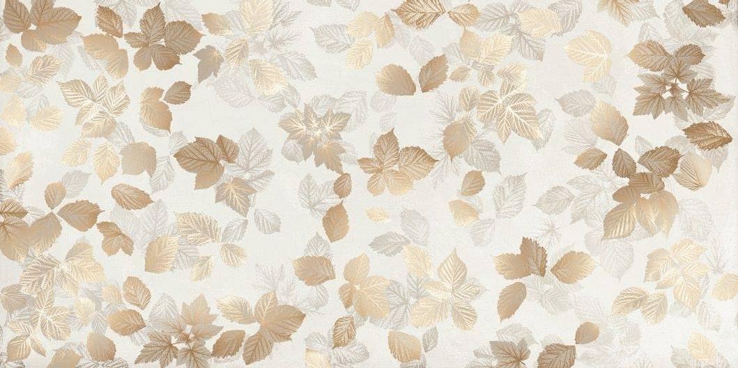 Плитка La Fenice Natural Resine Decoro Foglie Panna 60x120 см, поверхность матовая