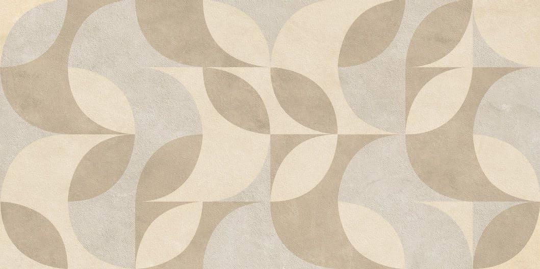Плитка La Fenice Natural Terre Decoro Ovale Warm 60x120 см, поверхность матовая