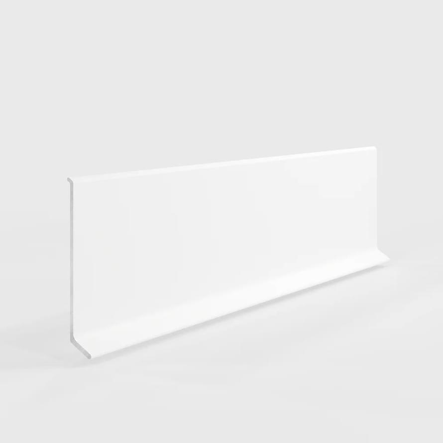 Laconistiq Adhesive Плинтус 80 мм Белый Матовый Ral9016 алюминий полоса поверхность матовая