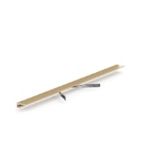 Laconistiq Micro 11 Mini Микроплинтус Gold Edition Анодированный алюминий L-образный поверхность матовая