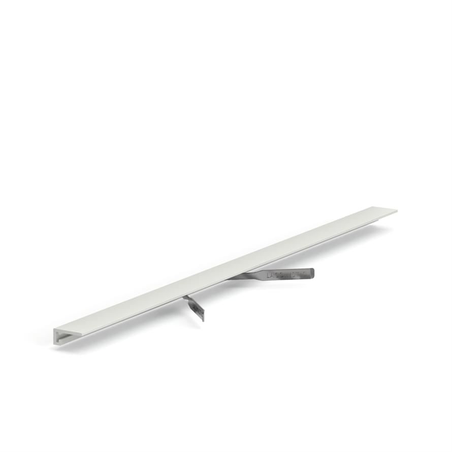 Laconistiq Micro 11 Mini Микроплинтус Ral9016 Белый Матовый алюминий L-образный поверхность матовая