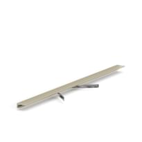 Laconistiq Micro 11 Mini Микроплинтус Светлый Шампань Анодированный алюминий L-образный поверхность матовая