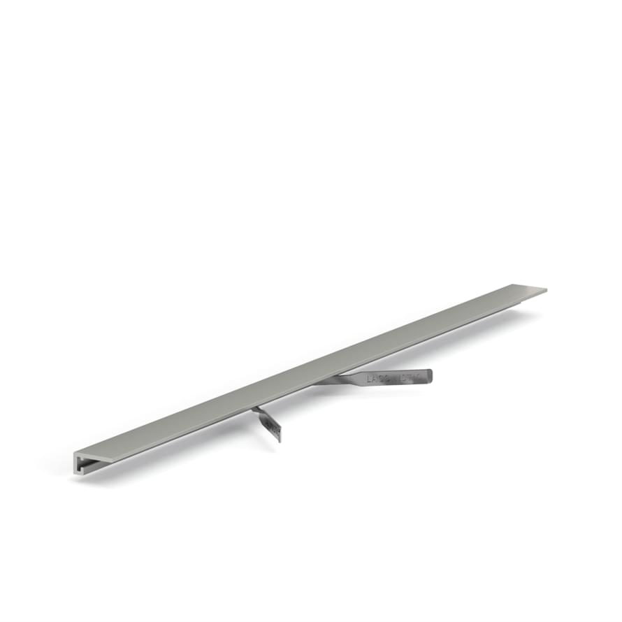 Laconistiq Micro 11 Mini Микроплинтус Серебристый Анодированный алюминий L-образный поверхность матовая