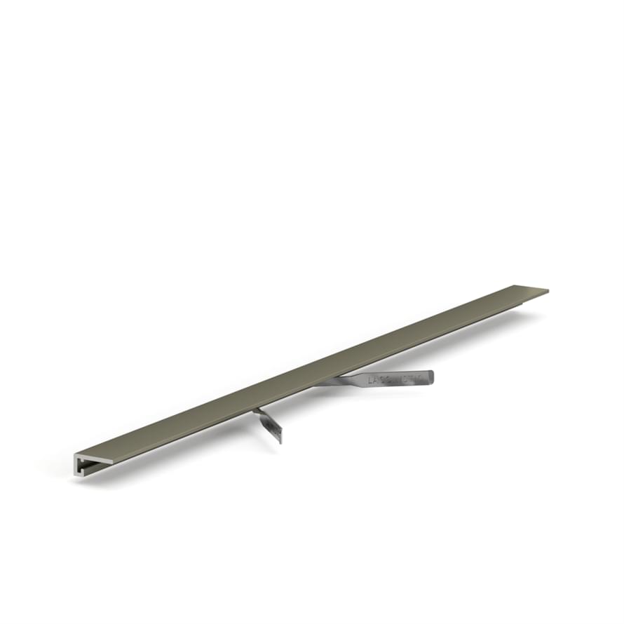 Laconistiq Micro 11 Mini Микроплинтус Шампань Анодированный алюминий L-образный поверхность матовая