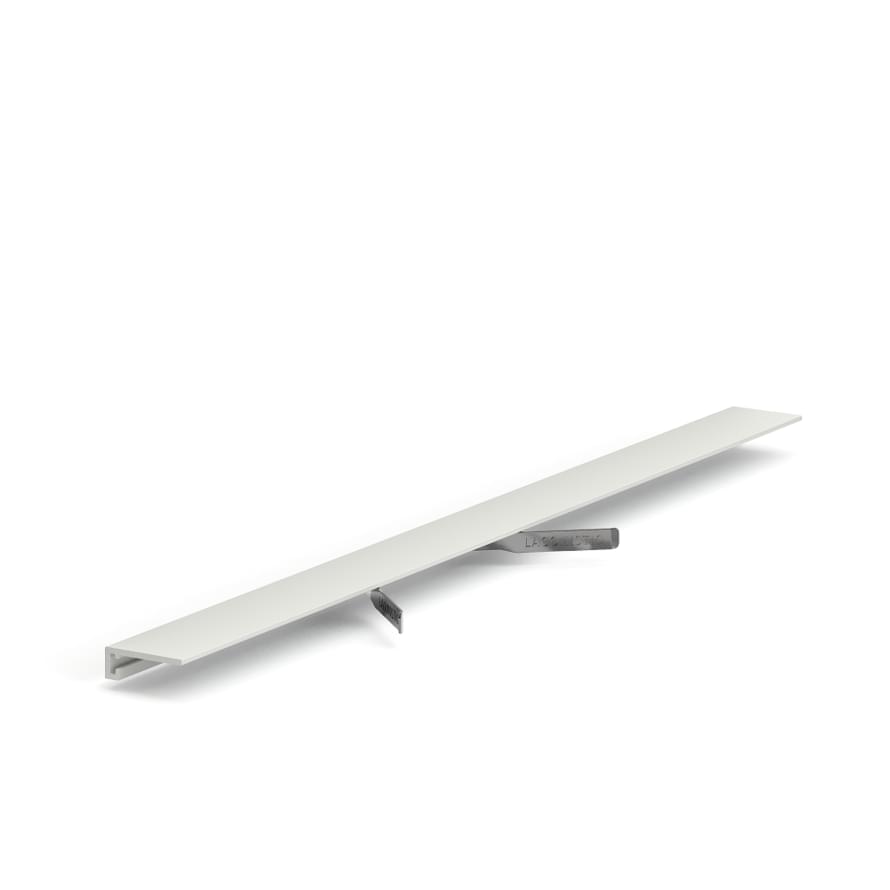 Laconistiq Micro 15 Classic Ral9016 Белый Мат алюминий L-образный поверхность матовая