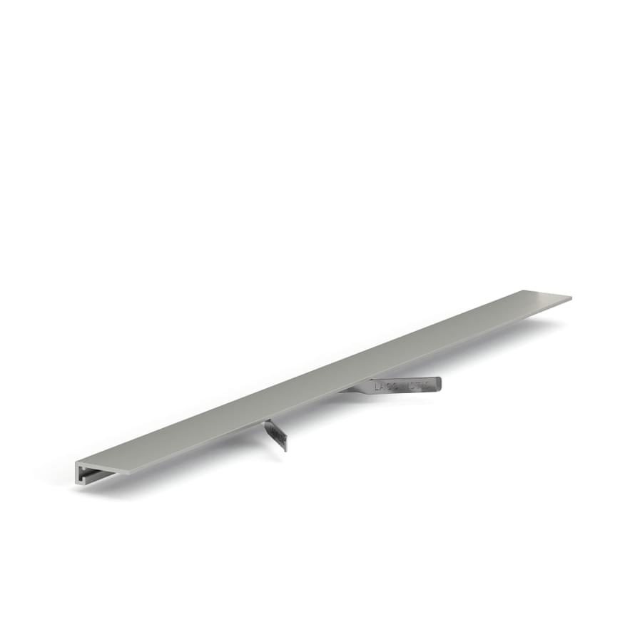 Laconistiq Micro 15 Classic Серебро Анодированный алюминий L-образный поверхность матовая