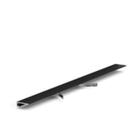 Laconistiq Micro 15 Classic Чёрный Матовый Ral9005 алюминий L-образный поверхность матовая