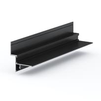 Laconistiq Потолочный Профиль GIPS Теневой Regular Муар Ral9005 Отступ 10 мм алюминий U-образный поверхность матовая