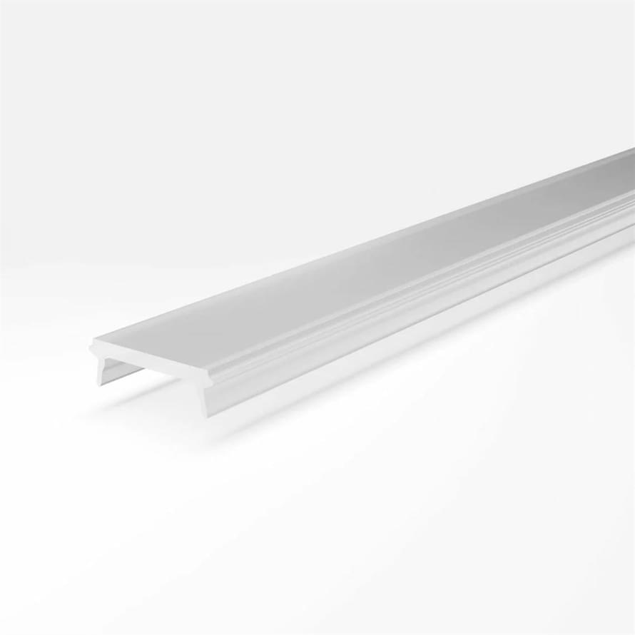 Плинтус Laconistiq Рассеиватель LED Белый Матовый пластик U-образный поверхность матовая