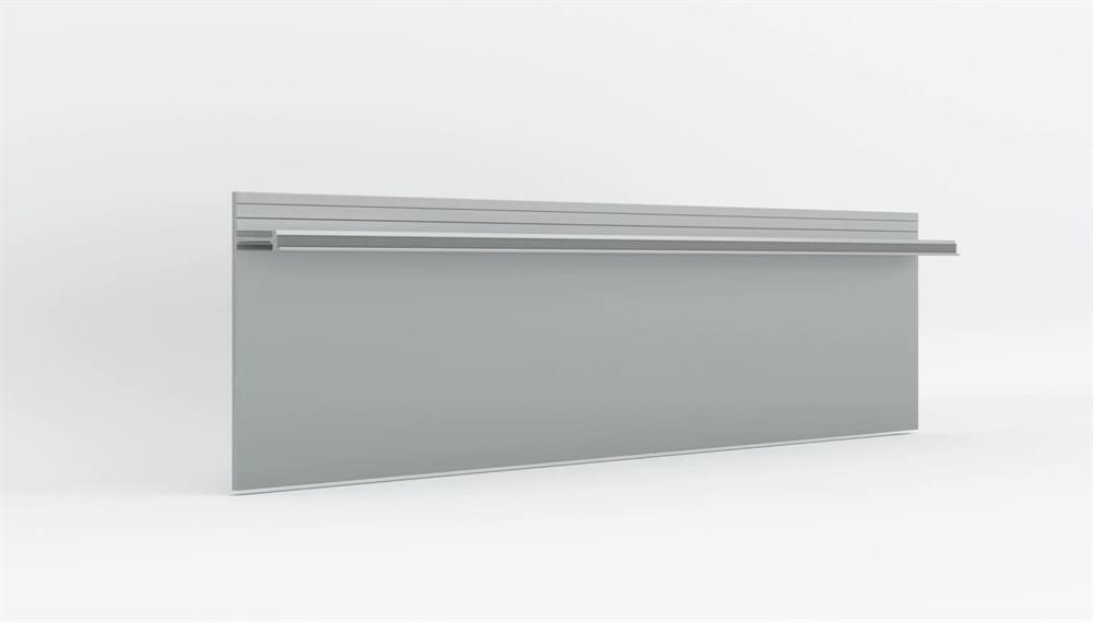 Laconistiq Скрытый Плинтус Strong Под Подсветку Без Покрытия алюминий L-образный поверхность матовая