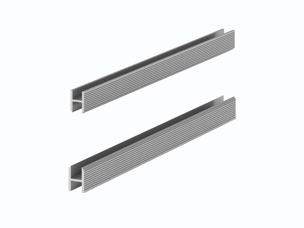 Laconistiq Теневая Рейка Dual Под Панели И Керамогранит Без Покрытия Вставка Flex В Комплекте алюминий H-образный поверхность матовая