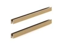 Laconistiq Теневая Рейка Dual Под Панели И Керамогранит Светлое Золото Анод Вставка Flex В Комплекте алюминий H-образный поверхность матовая