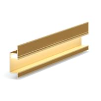 Laconistiq Теневая Рейка Light Светлое Золото Анодированное Под Подсветку. Вставка Flex В Комплекте алюминий П-образная поверхность матовая