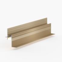 Laconistiq Теневая Рейка Multilevel Classic New Разноуровневая Светлое Золото Анодированное Под Подсветку алюминий многоуровневый поверхность матовая