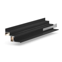 Laconistiq Теневая Рейка Multilevel Dual Разноуровневая Чёрный Муар Под Подсветку алюминий многоуровневый поверхность матовая