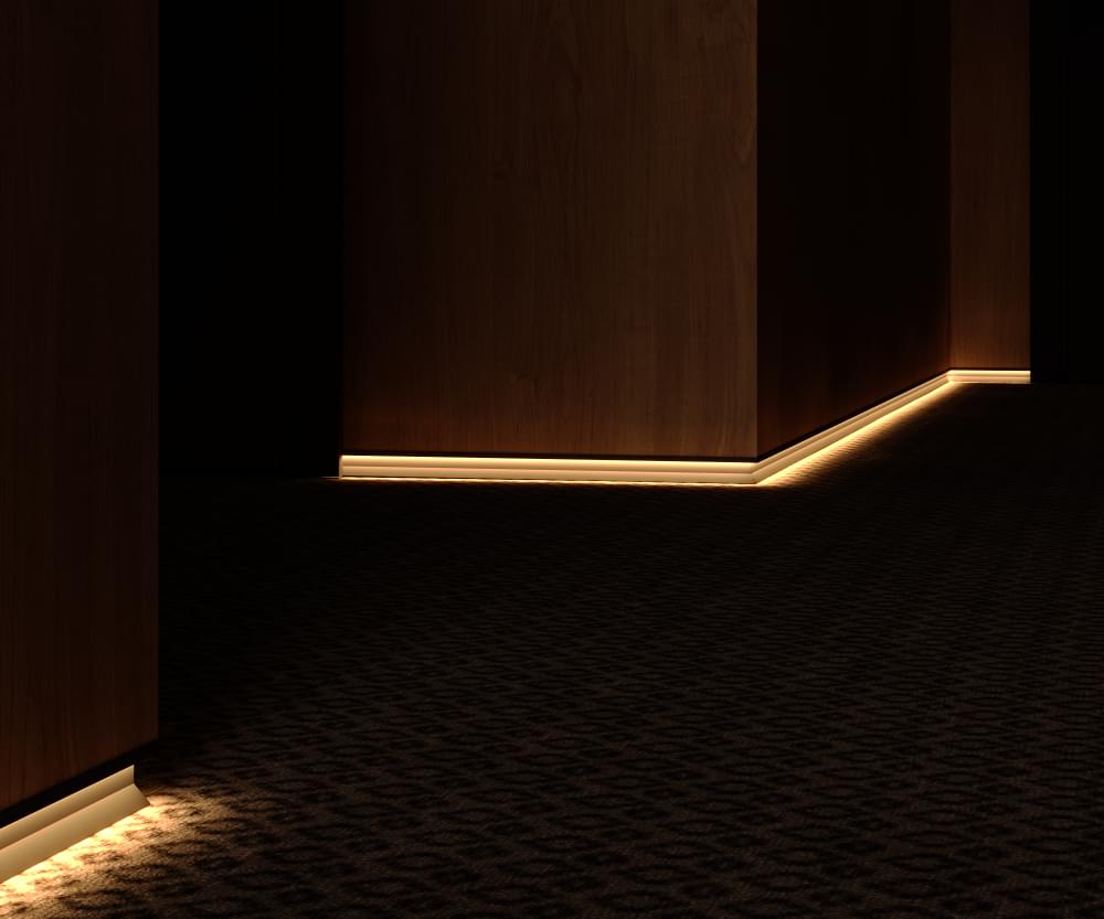 алюминий фабрики Laconistiq коллекция Теневой Плинтус Novel