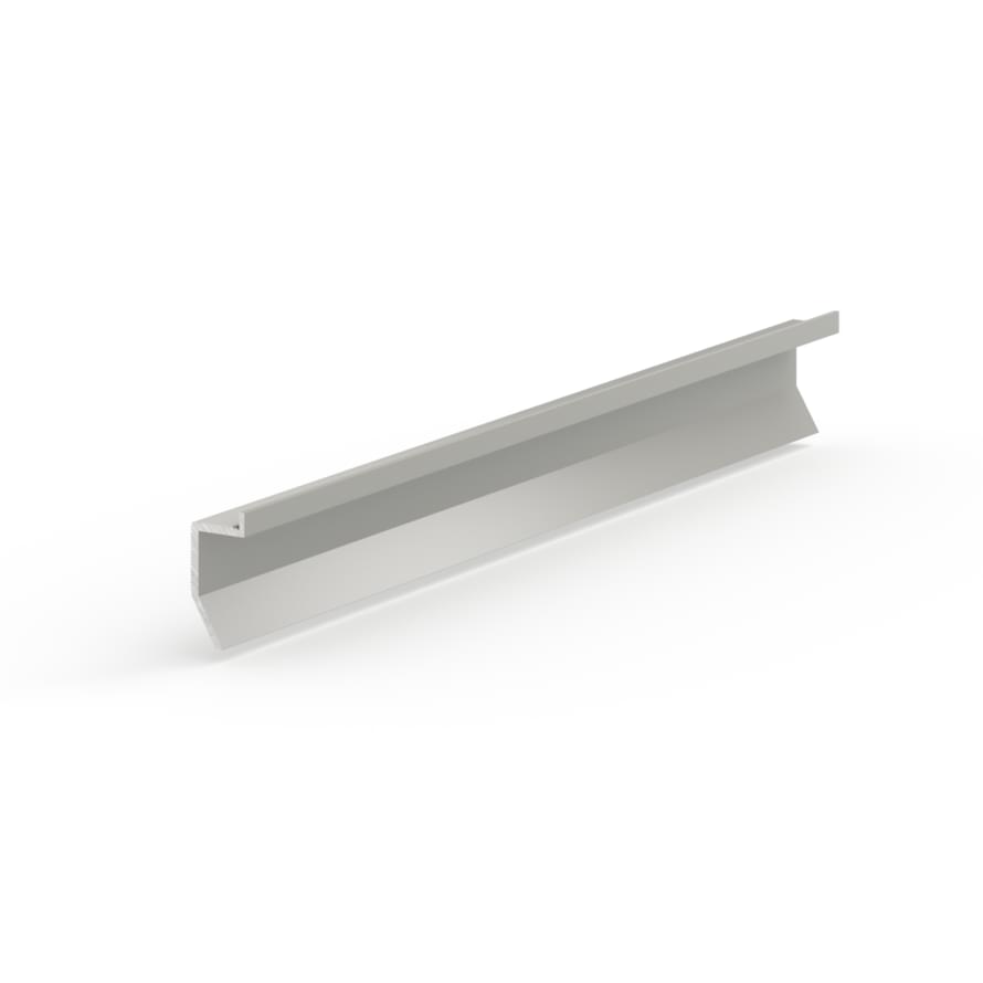 Laconistiq Теневой Плинтус Novel Mini Без Покрытия Зазор 20 мм алюминий U-образный поверхность матовая