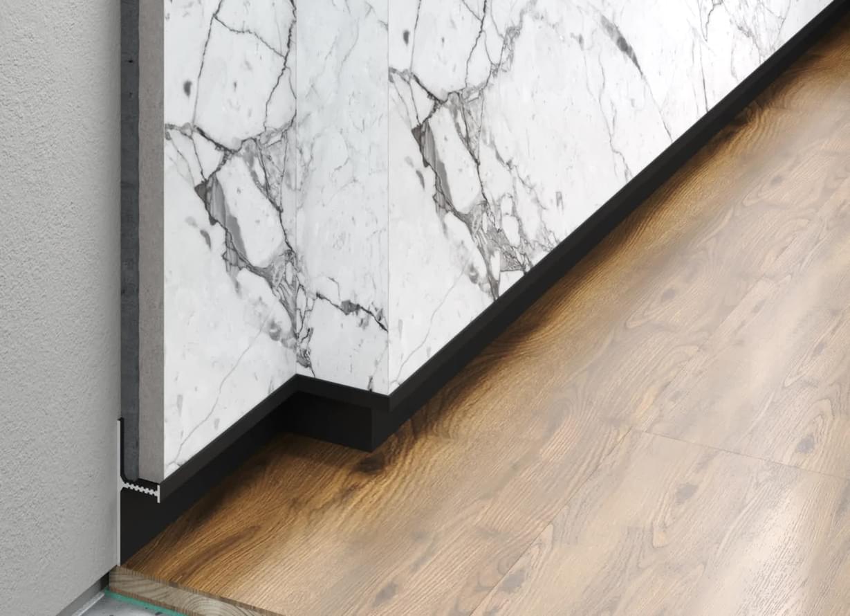 алюминий фабрики Laconistiq коллекция Теневой Плинтус Reverse