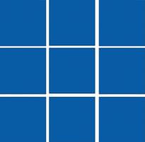 Плитка Land Gallery Slim Blue Mosaico 10x10 29.75x29.75 см, поверхность матовая