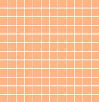 Плитка Land Gallery Slim Orange Mosaico 2.5x2.5 29.75x29.75 см, поверхность матовая