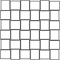 Плитка Land Garoe White Cross Natural Mosaico 29.75x29.75 см, поверхность матовая