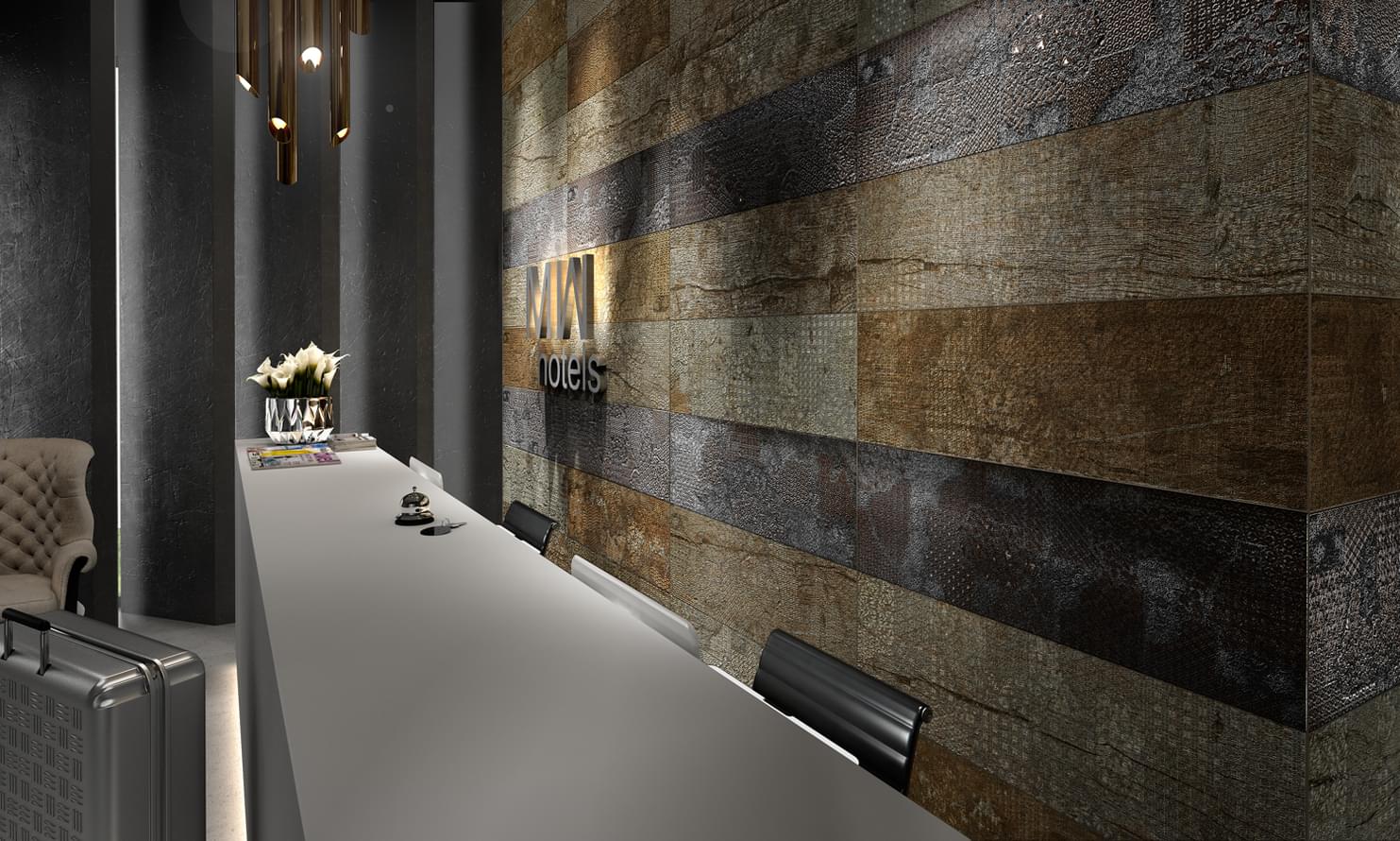 керамогранит фабрики Land коллекция Legno Slim