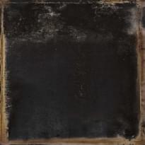 Плитка Land Lookback Black Lappato 89.46x89.46 см, поверхность полуполированная, рельефная
