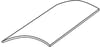 Плитка Land Lookback Black Lappato Vexa 44.1x89.46 см, поверхность полуполированная, рельефная