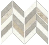 Плитка Land Midland Slim Mosaico Mix Natural Espiga 22.5x32.5 см, поверхность матовая