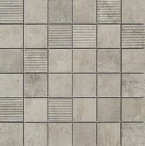 Плитка Land Midland Grey Multitex Mosaico 29.75x29.75 см, поверхность матовая, рельефная