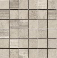 Плитка Land Midland Ivory Multitex Mosaico 29.75x29.75 см, поверхность матовая, рельефная