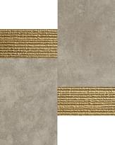 Плитка Land Midland Vison Mosaico 3D Gold 28.5x28.5 см, поверхность матовая