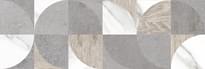 Плитка Laparet Arctic Декор Серый Мозаика 20x60 см, поверхность матовая