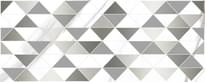 Плитка Laparet Aria Fumo Декор Серый 20x50 см, поверхность глянец